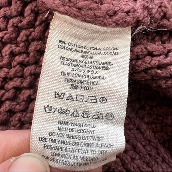 Free People Chunky Boat Neck Sweater size XS - Picture 5 of 6